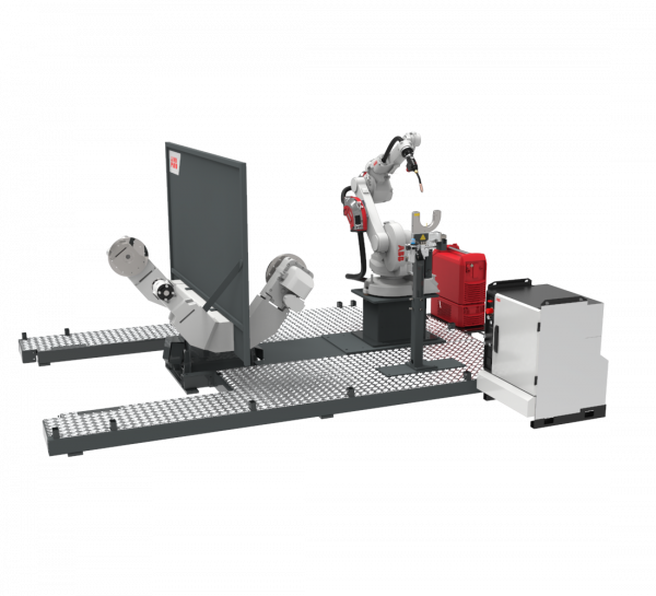 ABB industrirobot i en robotcell