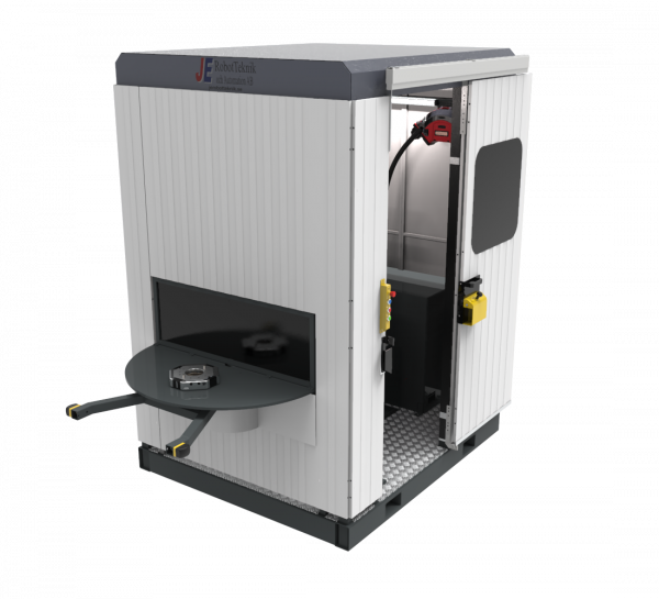 Robotcell med industrirobot